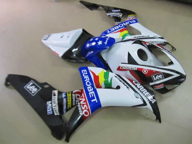 Набор обтекателей мотоцикла для HONDA CBR1000RR 06 07 CBR 1000RR 1000 RR 2006 2007 ABS белый красочный