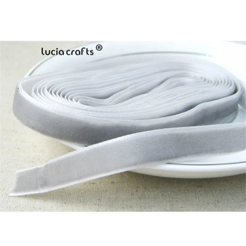 Lucia crafts 5 ярдов/партия 10 мм бархатная лента для самодельного украшения одежды