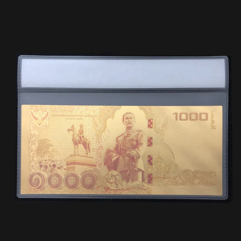 2018 новые продукты для Таиланд банкнот 1000 бат в центре сообщений течение 24k Gold