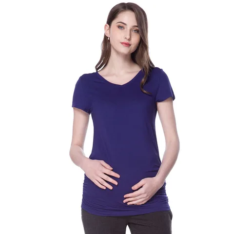 Летняя одежда для беременных топы для беременных Футболка для беременных Одежда для беременных европейские Большие размеры