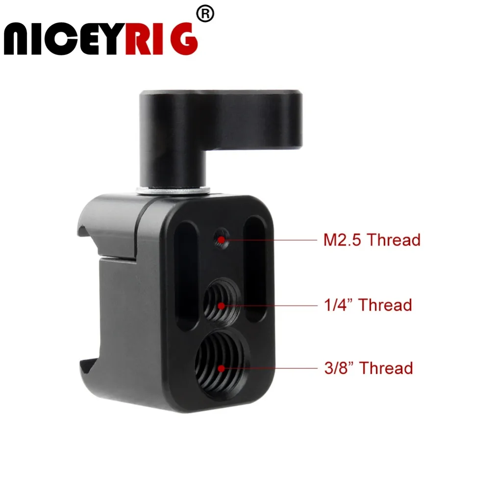Зажим для камеры NICEYRIG быстросъемный Nato с резьбовым отверстием 1/4 &quot 20&quot и M2.5