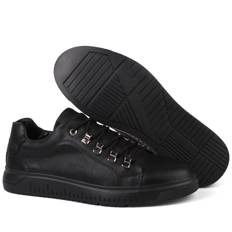 Loveontop Mens sneakers Casual Shoes Male Flats White Color Leather shoes Fashion Popular Lace-UP comfortable | Обувь