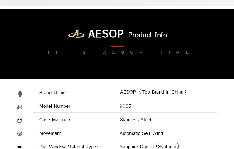 AESOP Gloden полностью стальные полые механические наручные часы для женщин часы Автоматические женские часы relogio feminino