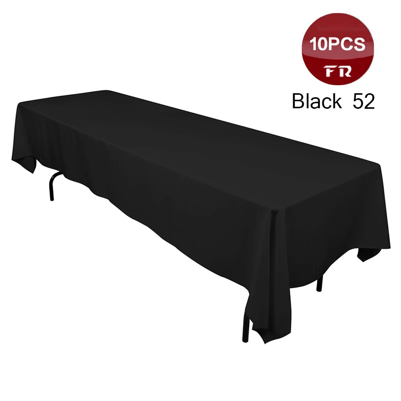 Бесплатная доставка 10 шт./Лот бесшовная скатерть из полиэстера чехол для