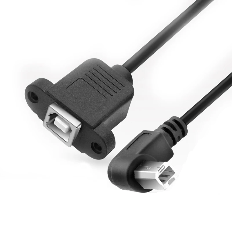 0 5 м 1 USB 2 локоть B штекер к гнезду тип розетка панель принтера монтажный