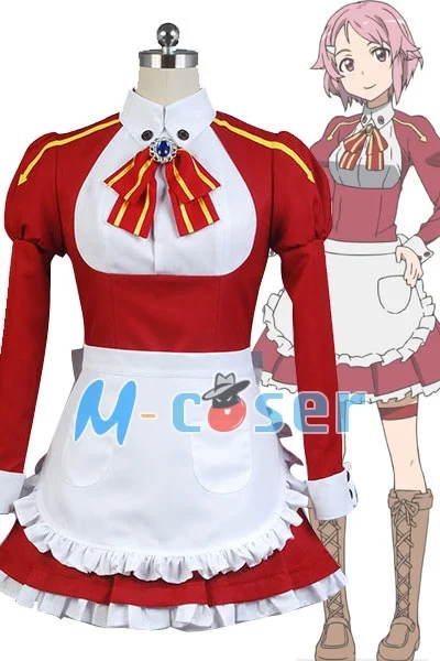 Sword Art Online Lisbeth Rika Shinozaki костюм для косплея на Хэллоуин женщин и девочек полный