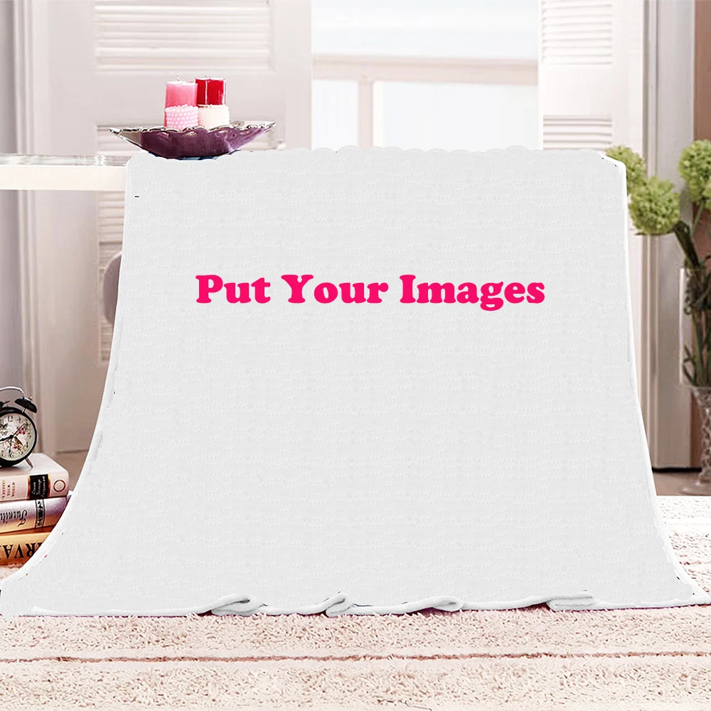 Одеяло DIY индивидуального дизайна с фото напечатанным коралловым флисом Фланелевое Норковое покрывало для дивана плоское кресло домашний декор одеяло s