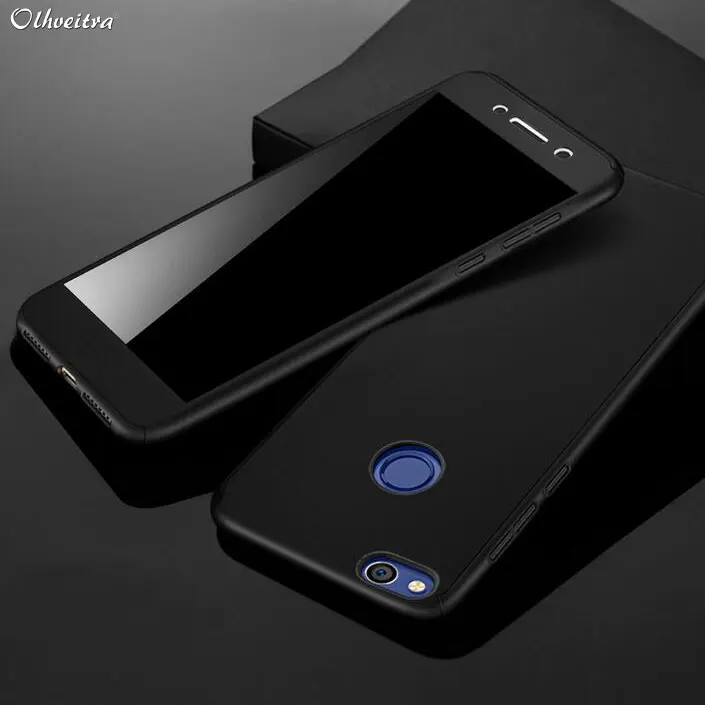 360 Full Coverage Bag For Huawei P8 lite 2017 Cover Phone Cases Case Accessories + Tempered Glass Honor 8 Lite Coque |