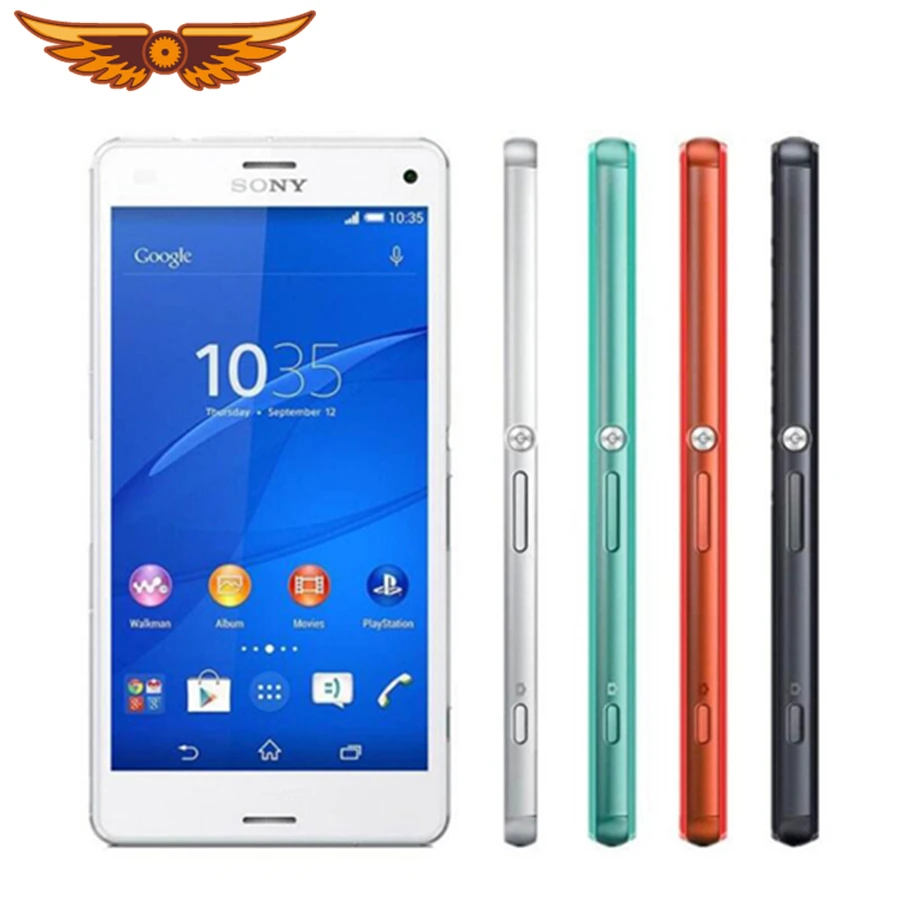 Разблокированный sony Xperia Z3 Compact D5803 GSM четырехъядерный 4,6 дюймов 2 Гб ОЗУ 16 Гб ПЗУ LTE wifi gps отремонтированный мобильный телефон