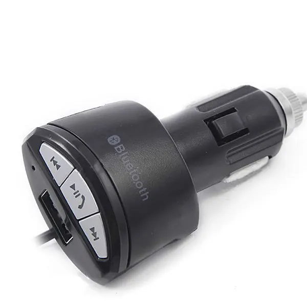 Bluetooth AUX автомобильный Зарядное устройство MP3 плеер телефонные звонки в режиме Hands