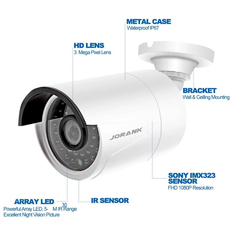 Домашняя 8CH CCTV система безопасности 8 каналов HDMI 1080 P AHD DVR HD 1080 P 2.0MP Внешняя 4 PS камера комплект система видеонаблюдения