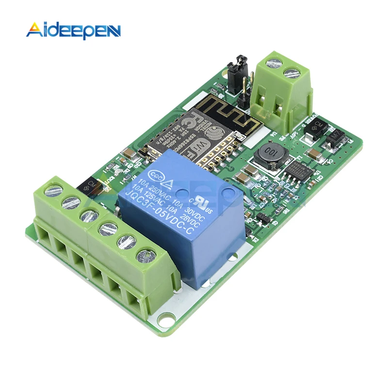 DC 12V ESP8266 ESP-12F беспроводной Wifi модуль 220V 10A релейный модуль ESP12F 802.11b/g/n 2,4 GHz