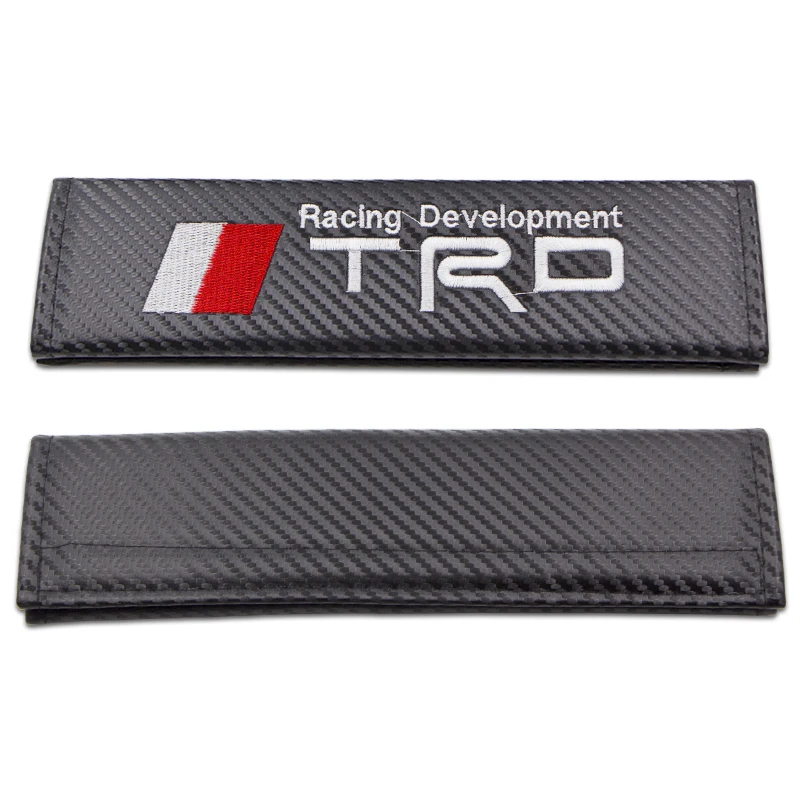 2 шт. автомобильный Стайлинг чехол для ремня безопасности из углеродного волокна