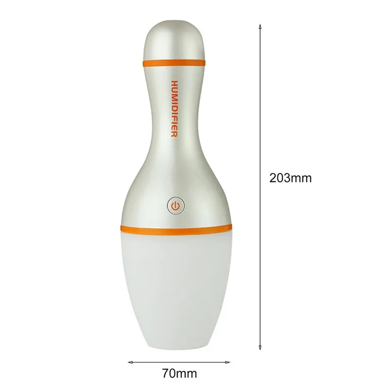 Мини USB увлажнитель 2 Вт Портативный Led свет боулинг в форме воздуха тумана для