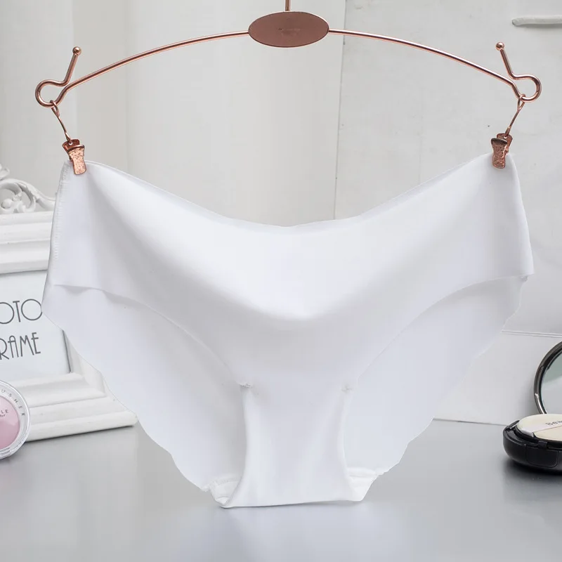 MINHIN Women Sexy Underwear Fashion Multi Colors Seamless Ultra-thin G String Ice Silk Panties Cotton Briefs | Женская одежда