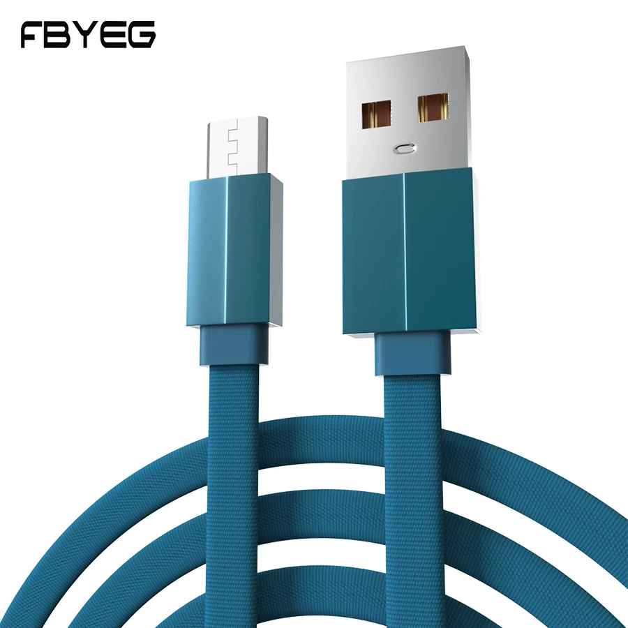 FBYEG 3A микро USB кабель нейлон Быстрая зарядка USB кабель для передачи данных для samsung Xiaomi LG планшет Android мобильный телефон usb зарядный шнур