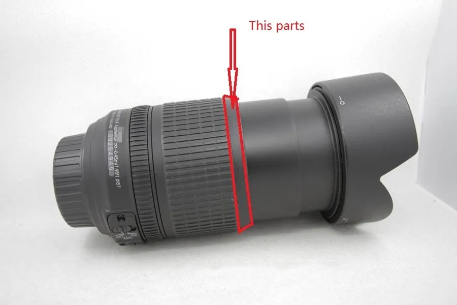 Запасные детали для Nikon Φ DX NIKKOR 18-105 мм F/3 5-5 6G ED VR объектив зум уплотнительное