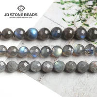 genuine nature gray moonstone beads labradorite grade 7a 5a 3a semi finished loose spacer stone accessories for jewelry making