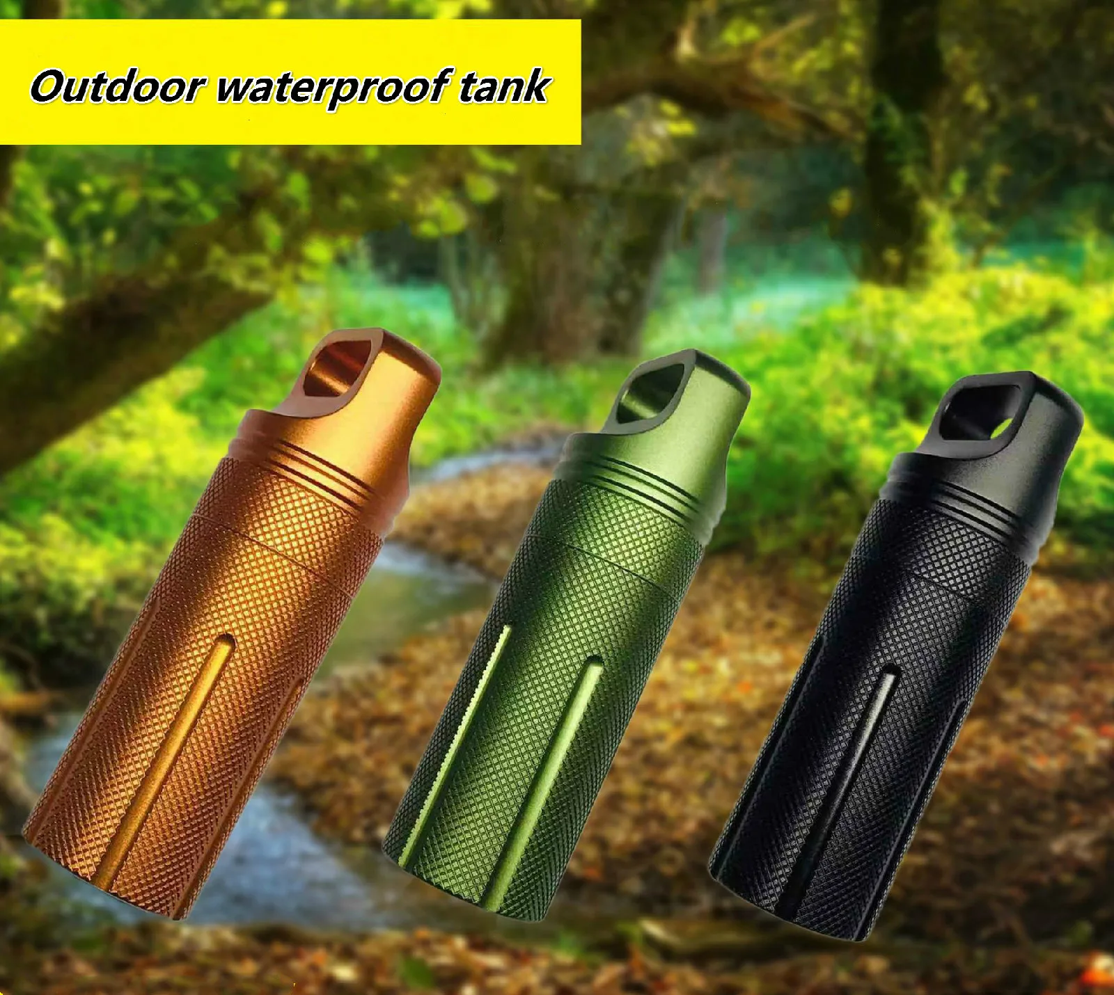 EDC водонепроницаемый Survive seal box Контейнер капсула сухой Чехол для бутылки Открытый Поход лагерь медицина матч таблетки держатель для хранения багажник