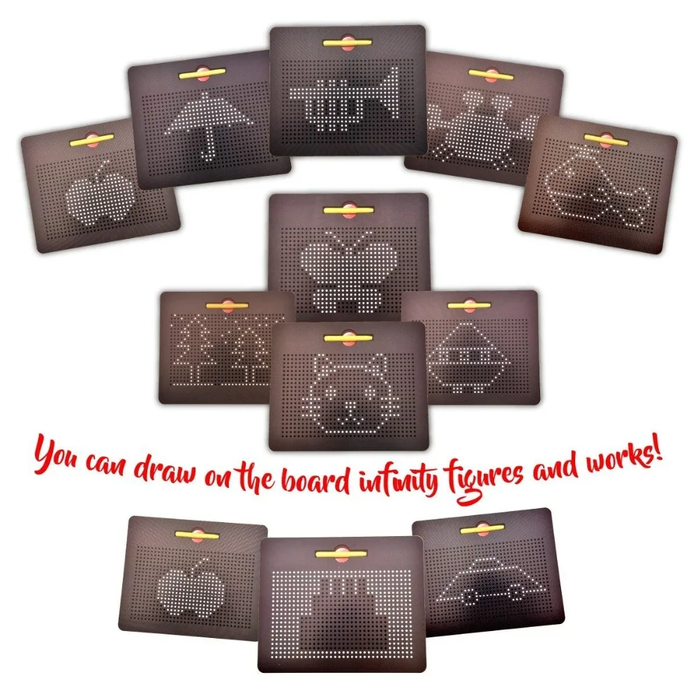 Большая магнитная доска для рисования Magnatab 782 шт. стираемая детей Обучающие