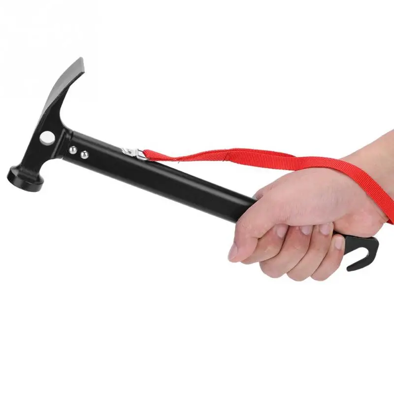 Ultralight Outdoor Tent Nail Hammer Multifunction Camping Peg Puller Remover Accessories Mallet | Спорт и развлечения