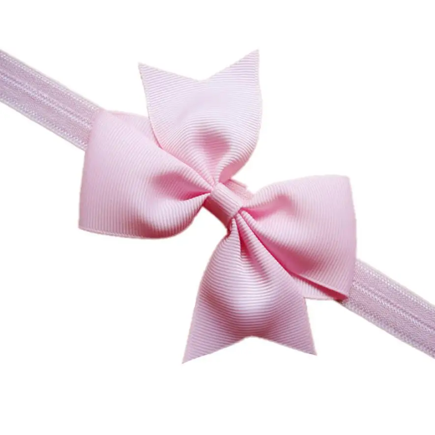 Детская повязка на голову для девочек Кружевная с бантом и цветами аксессуары