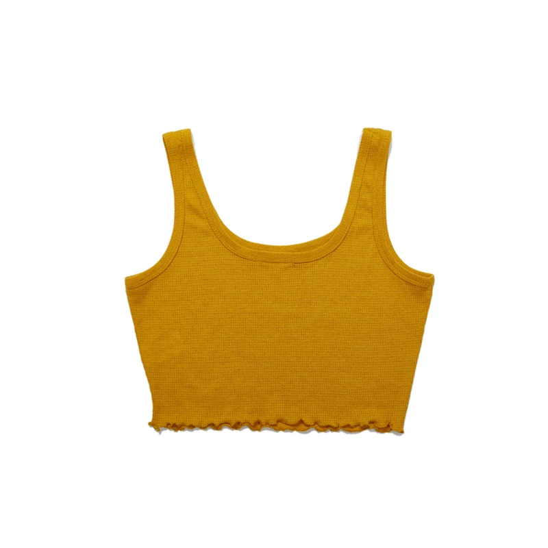 Новые женские Модные на бретелях без рукавов кроп-топы с принтом букв безрукавки