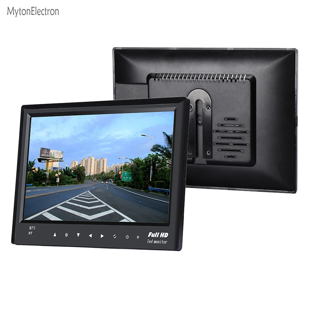 Bluetooth 800*480 светодиодный экран 7 дюймов Автомобильный монитор безопасности с Mp5 TF USB