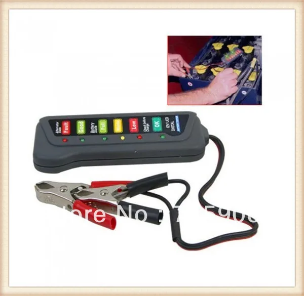 Free shipping Tirol 12V Digital Battery / Alternator Tester with 6-LED Lights Display | Автомобили и мотоциклы