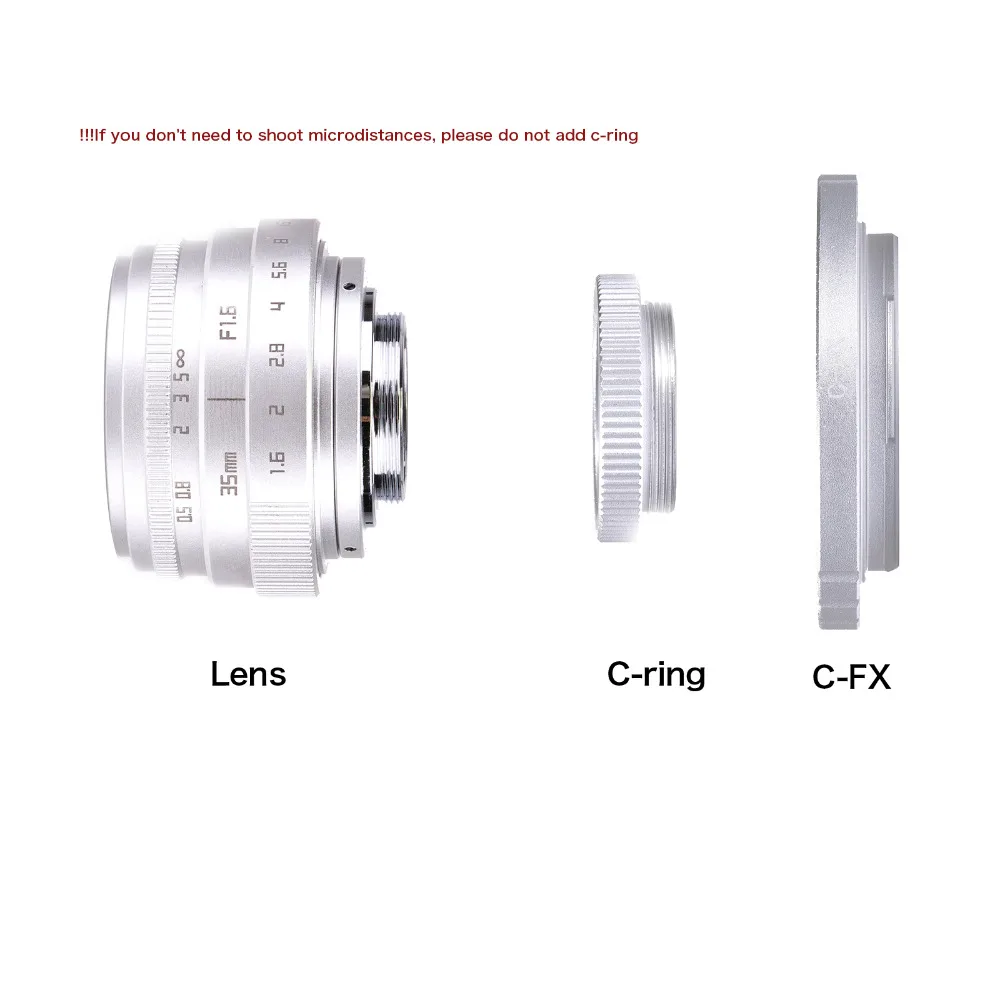 Fujian 35 мм f1.6 C mount камера CCTV объектив II +C адаптерное кольцо+Макро для Fuji Fujifilm X-Pro1 (C-FX) on.