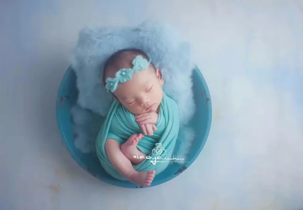 Одеяло для фотосъемки новорожденных с натуральным мехом, наполнитель для корзины лаванды, мягкая ткань для позирования, детский многослойный шерстяной коврик, детский реквизит