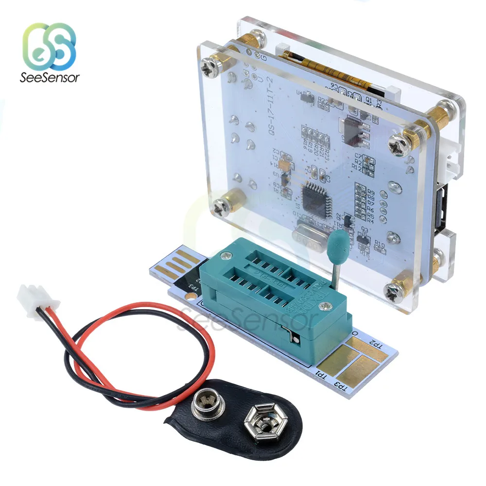 Цифровой транзисторный тестер Mega328 ATmega328 цифровой 8 МГц MK328 кристаллический