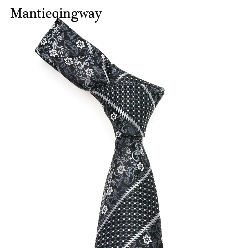 Mantieqingway полиэфир галстук-платок запонки набор для мужчин Свадебный Пейсли галстук носовой платок квадратный Запонки Набор