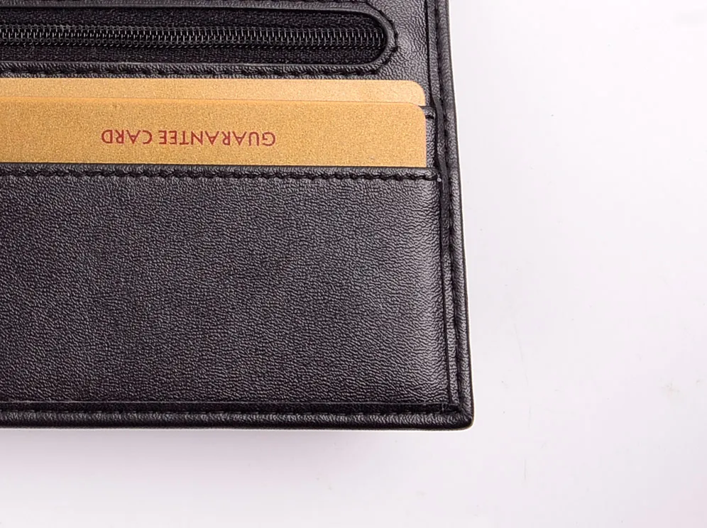 KZNI из углеродного волокна RFID дизайнерский мужской кошелек натуральной кожи
