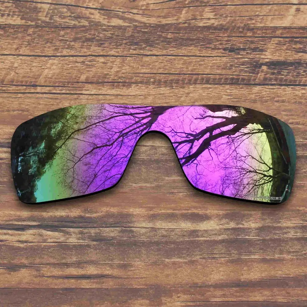 Purple Mirrored ToughAsNails устойчивы к коррозии морской воды поляризованные Сменные линзы для солнцезащитных очков Оукли Batwolf-несколько вариантов - Цвет линз: Purple Mirrored