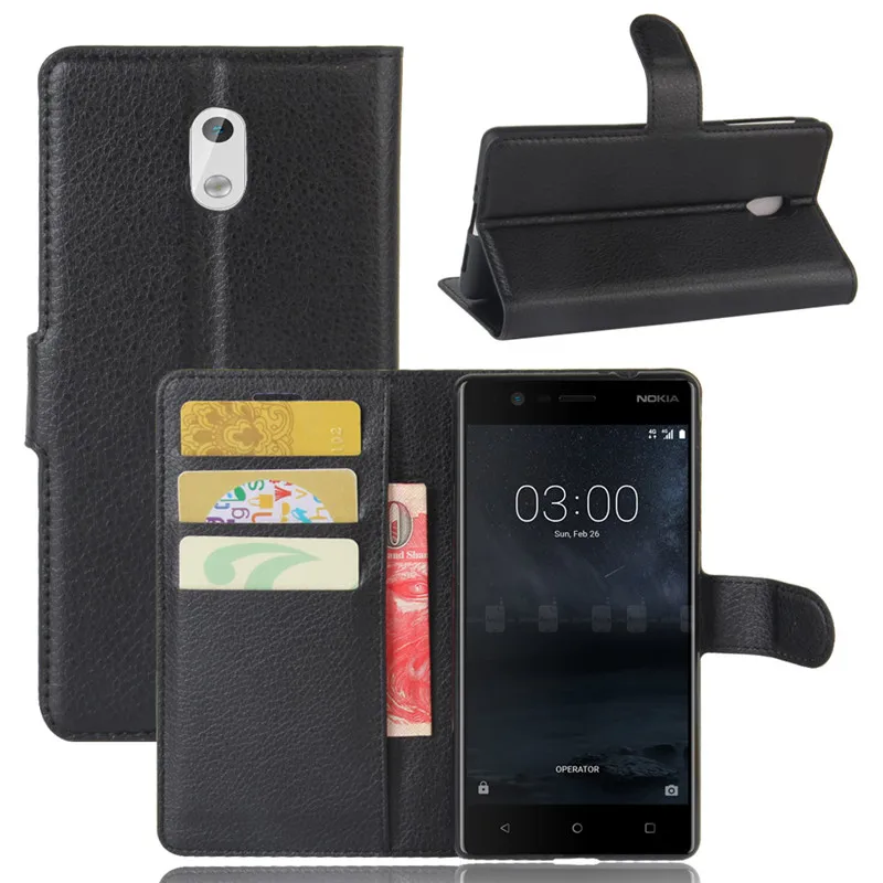 Чехол для Nokia 3 Nokia3 чехол 5 0 дюйма Роскошный кошелек телефона из искусственной