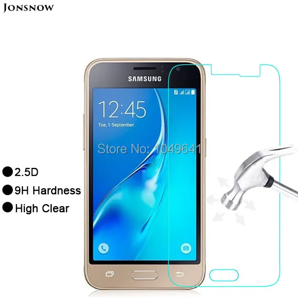 Закаленное Стекло Плёнки для 2016 Samsung Galaxy J1 J120 J120F спереди ЖК дисплей