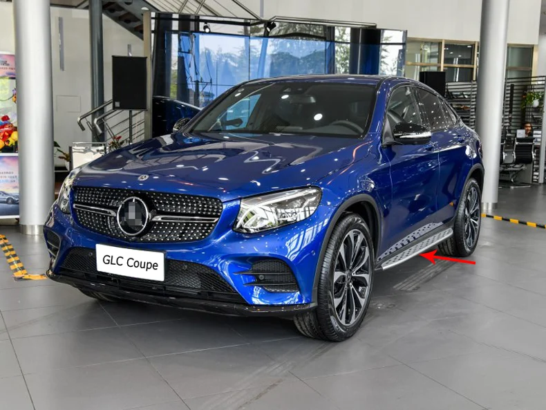 Боковая подножка для Mercedes-Benz GLC Coupe+, от старого продавца, надежное качество, нагрузка 300 кг