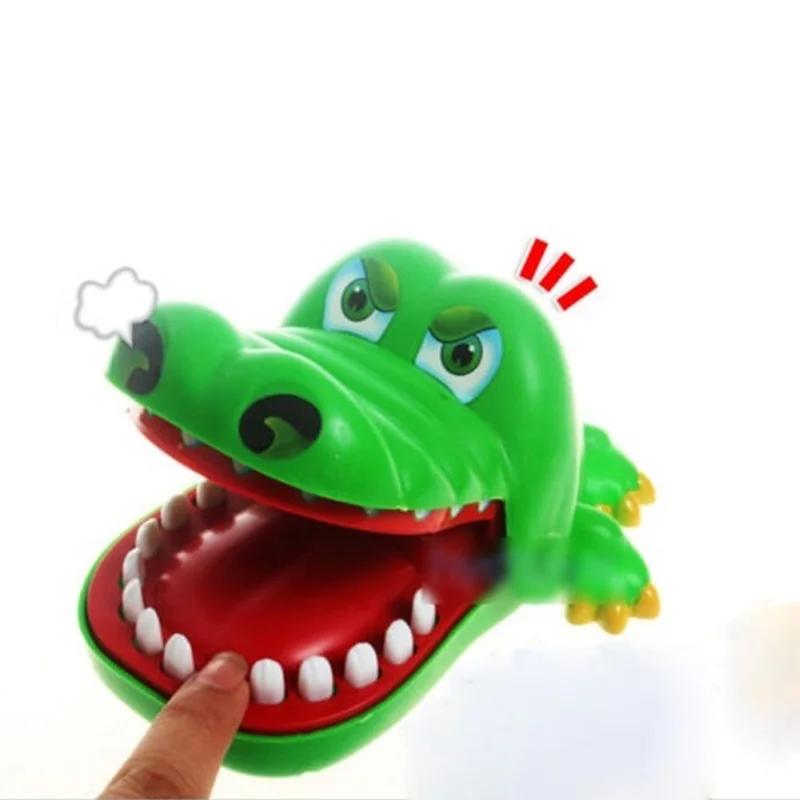 Забавный трюк мультфильм игрушка-крокодил Рот стоматолога укус палец игра приколы Новинка Семейная Игра игрушка для детей