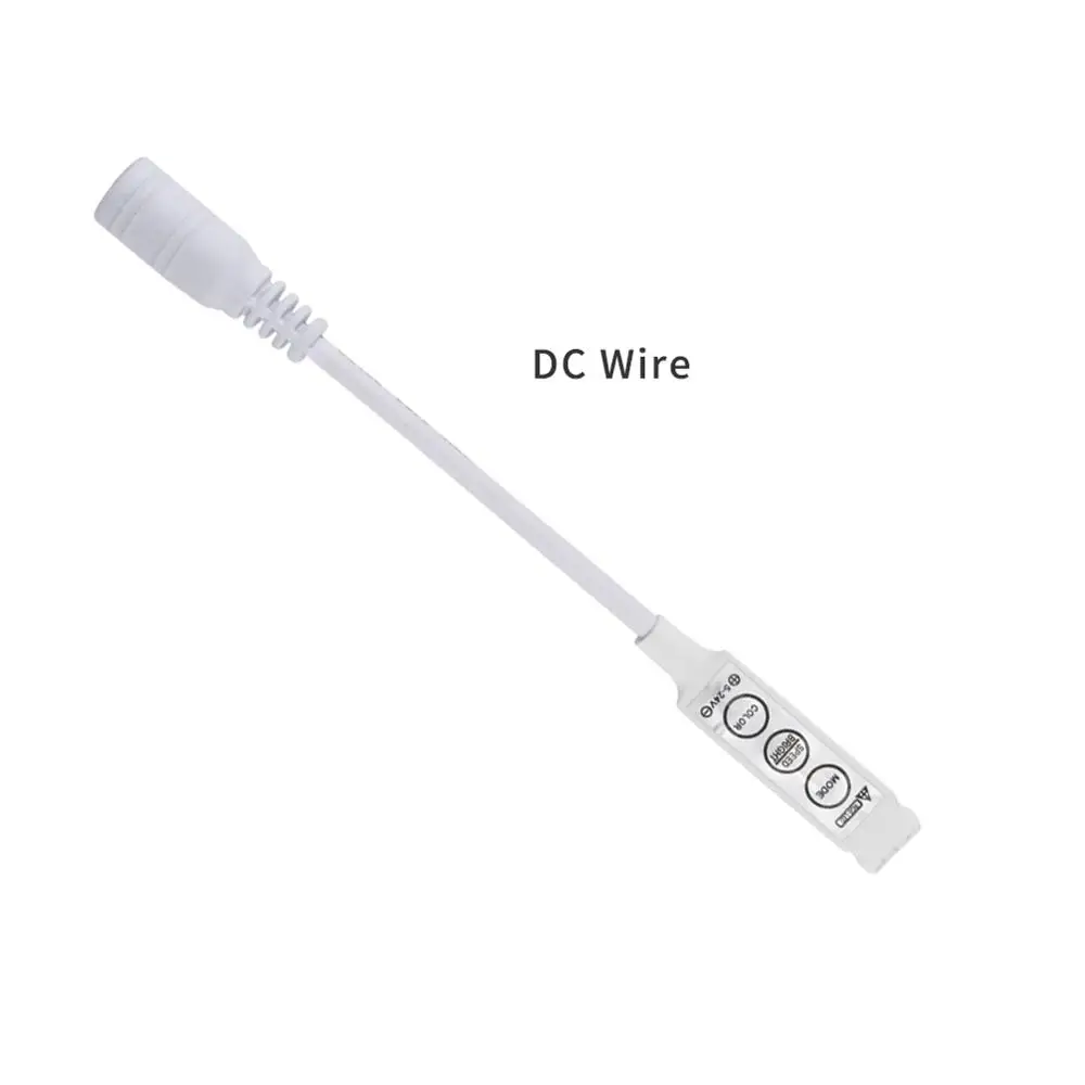 Миниатюрный RGB контроллер для светодиодных лент постоянный ток 12 В 3 ключа