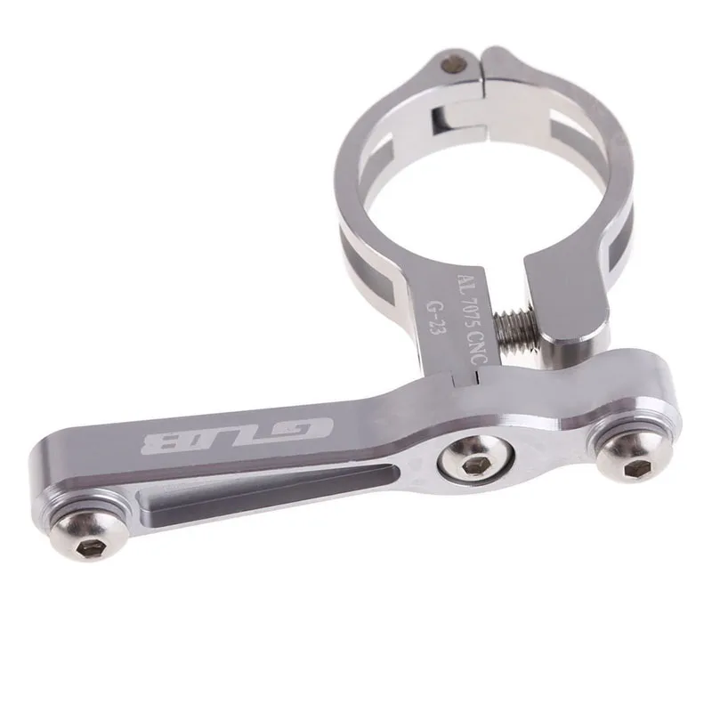 Titanium GUB G-23 сплав 7075 MTB горный велосипед велосипедный держатель для бутылки с водой Seat Post Bar Rack Mount Велосипедное снаряжение bisiklet aksesuar - Цвет: Titanium