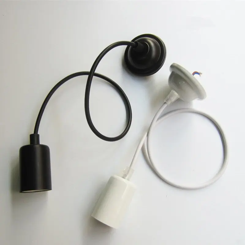 Современный простой подвесной светильник E27 90 265V LED черный/белый для ресторана
