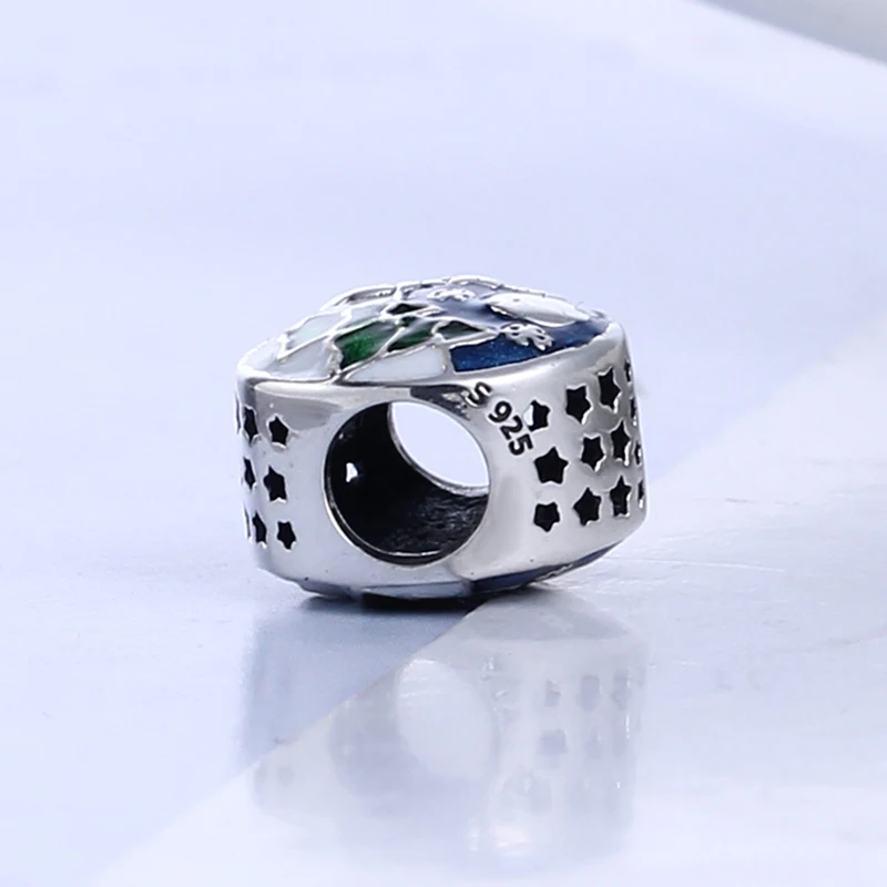 Новый высокое качество 925 серебро снежные Wonderland Бусины Fit оригинальный DIY Pandora