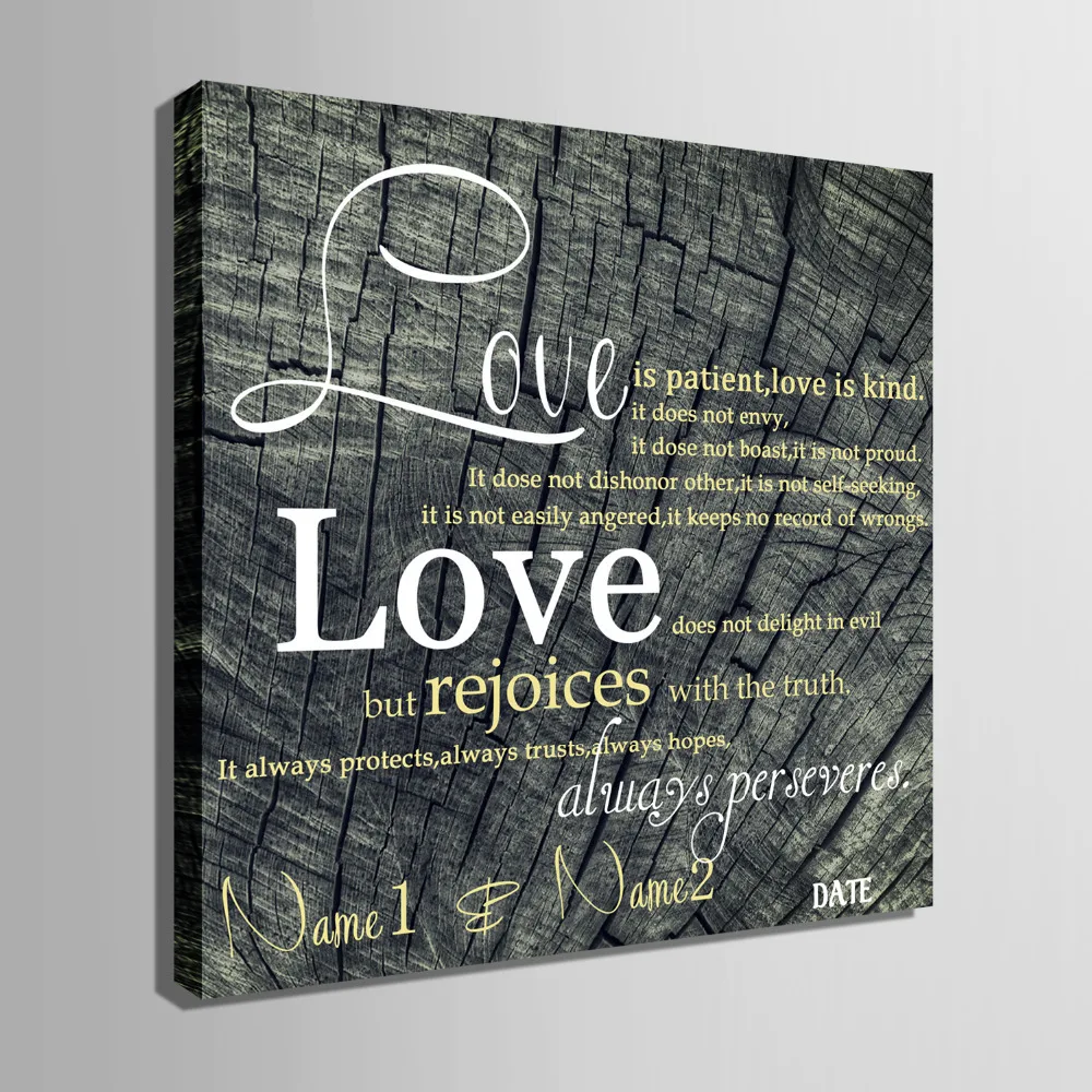 Подарок для вечеринки сделай сам Свадебный холст доска подписи живопись любовь