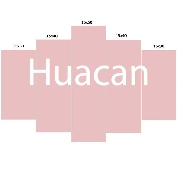 1530x2 15x40x2 1550 Huacan алмазная живопись, фото на заказ, мульти-картинки, комбинированное изображение, стразы, полная квадратная/круглая Алмазная мозаика, подарок - Цвет: 1530x2 15x40x2 1550