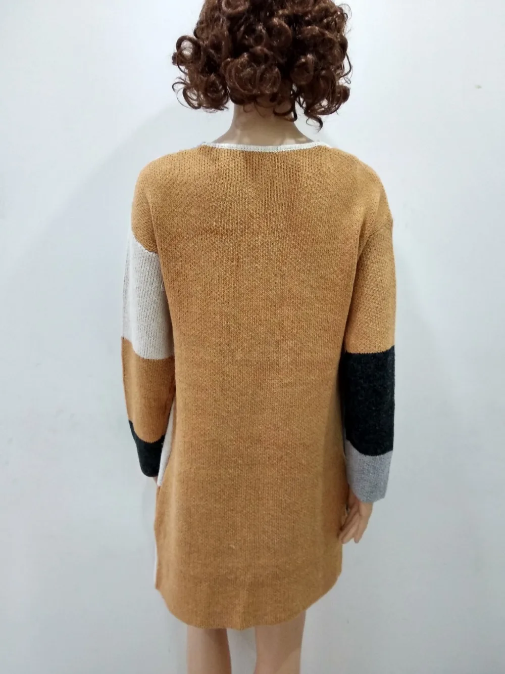 Новинка 2019 женская одежда трикотажный свитер кардиган с вырезом лодочкой рукав