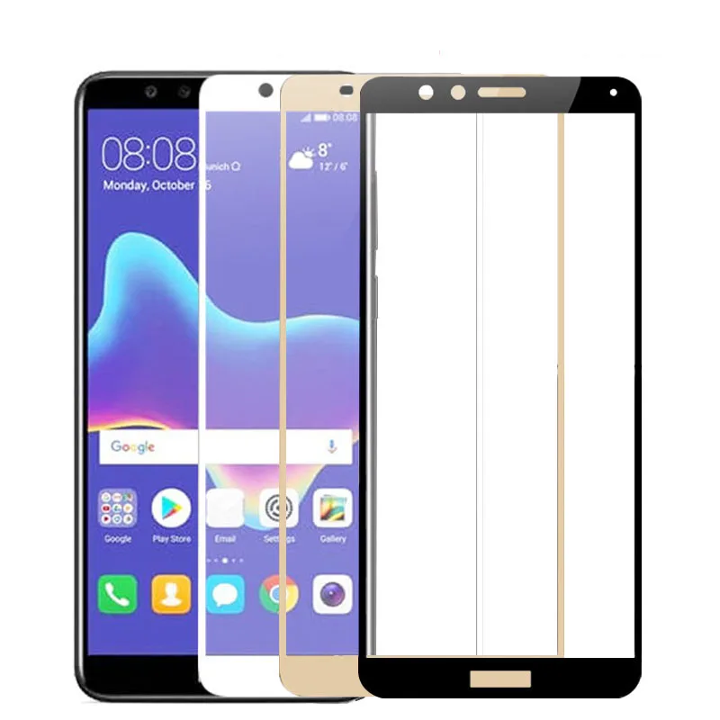 Защитное стекло закаленное для Huawei Honor 6C Pro 8X Mate 20 Lite P20 Y5 Y6 2017 Y7 Prime 2018 | Мобильные