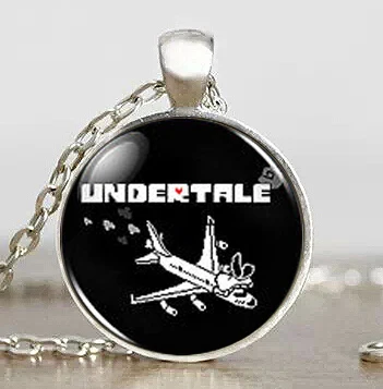 Undertale Tsunderplane видео игра геймер игровое ожерелье Мужская ручная работа Модный