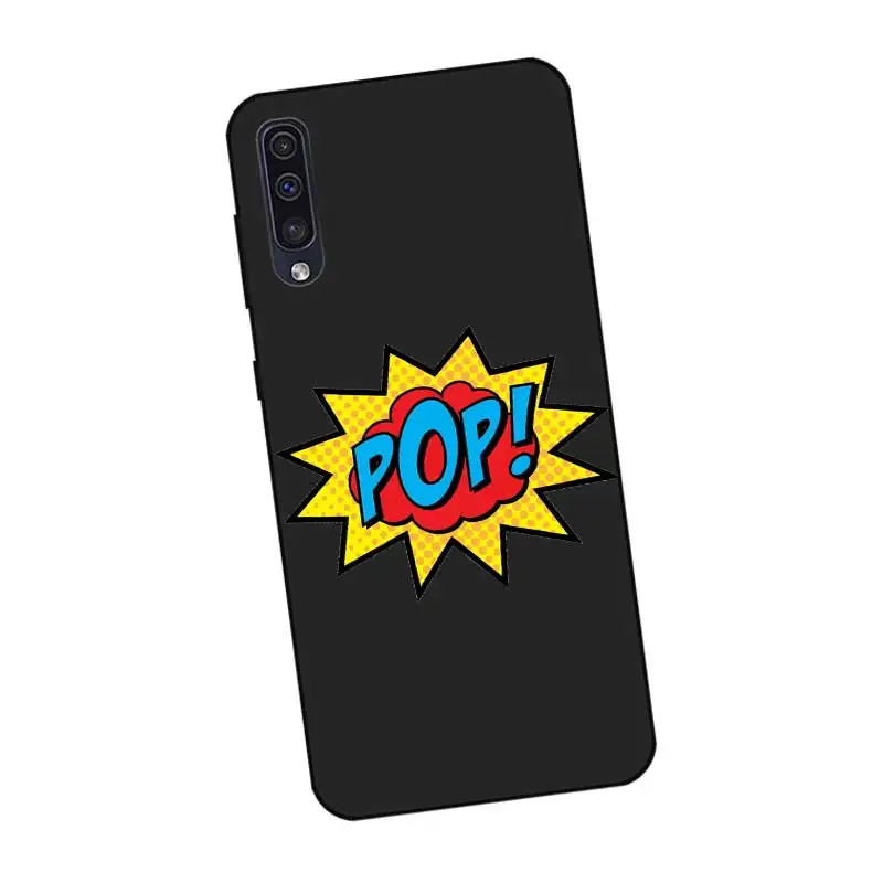 P219 Супермен черный силиконовый чехол для samsung Galaxy A6 A7 A8 A9 A10 A30 A40 A50 A60 A70 A80 A90 5G A20E