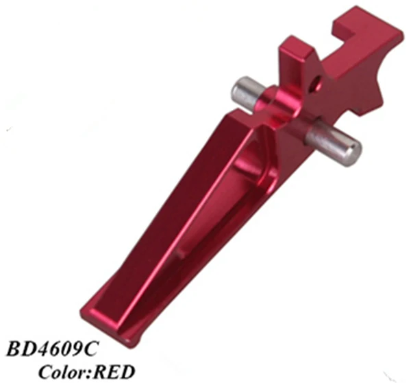 IPSC USPSA IDPA аксессуары для охоты IPSC CNC алюминиевый таймер триггер для M4/M16 страйкбол AEG - Цвет: RED